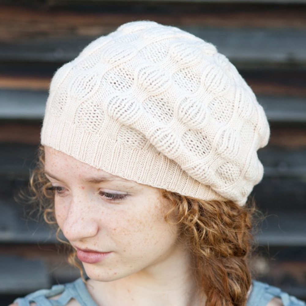 Dimensional Slouchy Bubbles Hat